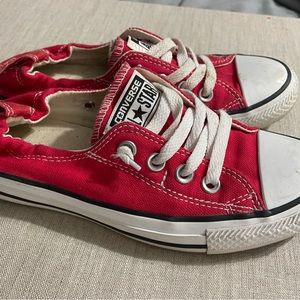 Converse Shoreline- Women’s size 6- bright red